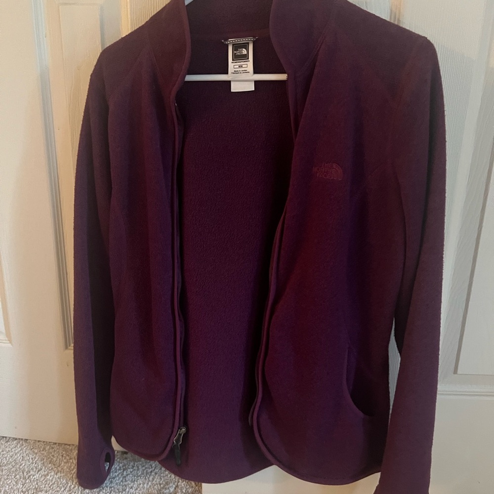 The North Face Purple Ski Jacket for Snow Adventures